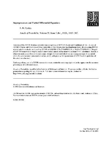 Branching processes and PDEs