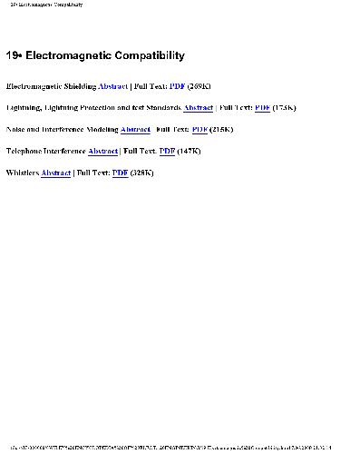 19.Electromagnetic Compatibility