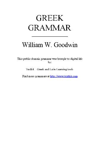 Greek grammar
