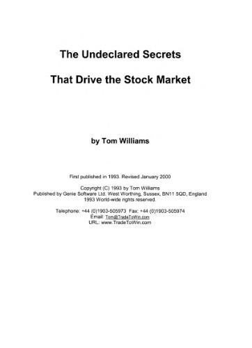 The Undeclared Secrets that Drive Stock Market