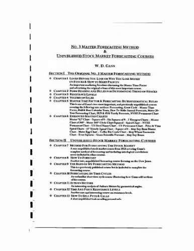 Stock Market Forecasting Courses 212s