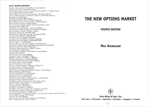 The New Options Market 