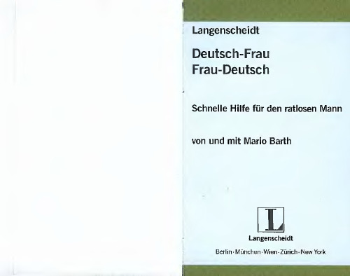 Langenscheidt Deutsch - Frau Frau - Deutsch