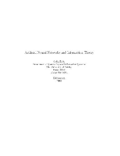 Neural Networks And Information Theory