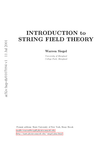 Introduction to String Theory