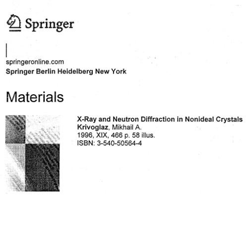 X-Ray and Neutron Diffraction in Nonideal Crystals