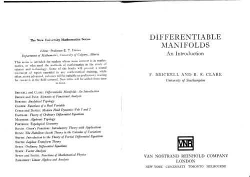 Differentiable manifolds