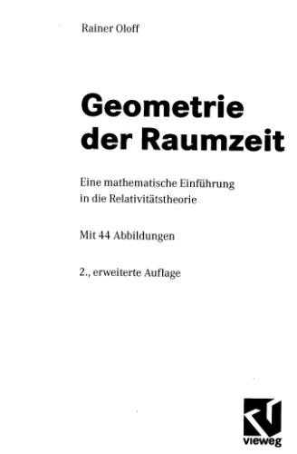 Geometrie der Raumzeit