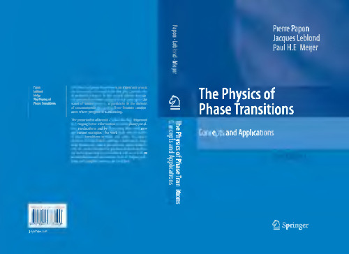 The Physics of Phase Transitions: Concepts and Applications