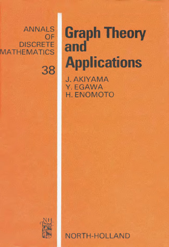 Graph Theory and Applications, Proceedings of the First Japan Conference on Graph Theory and Applications