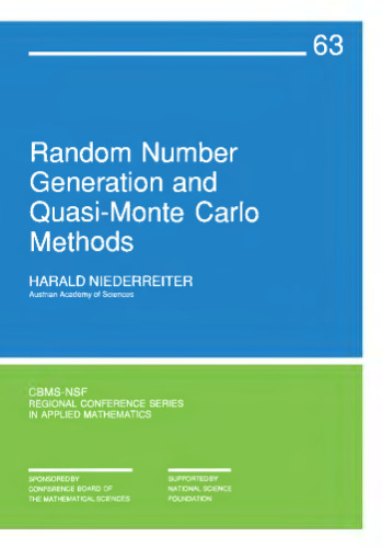 Random Number Generation and Quasi-Monte Carlo Methods