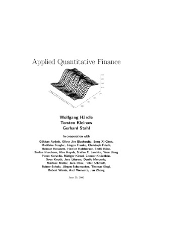 Applied Quantitative Finance