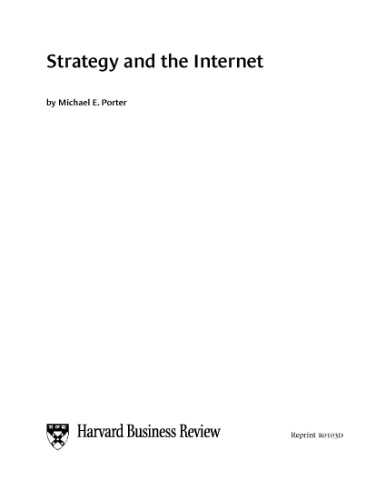 Strategy and the Internet