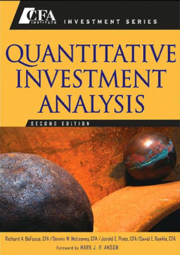 Quantitative Methods for Inestment Analysis