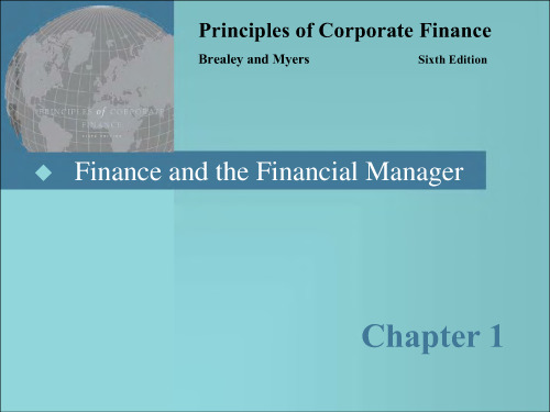 Principles Of Corporate Finance-slides