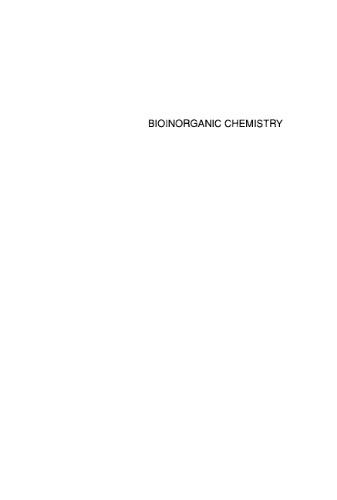 Bioinorganic Chemistry