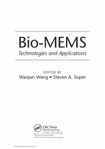 Bio-MEMS: Technologies and Applications