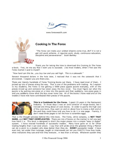 Cooking In The Forex