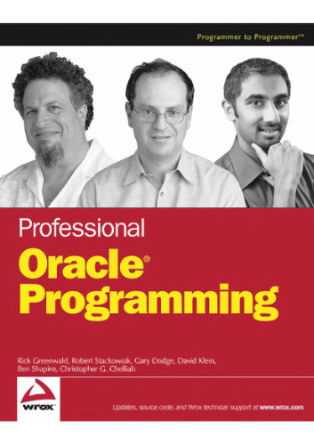 Wrox professional Oracle Programming 