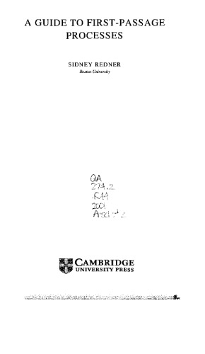 A guide to first-passage processes