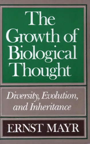 The growth of biological thought