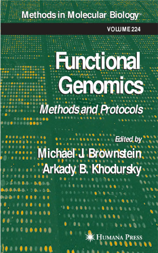 Functional Genomics: Methods and Protocols