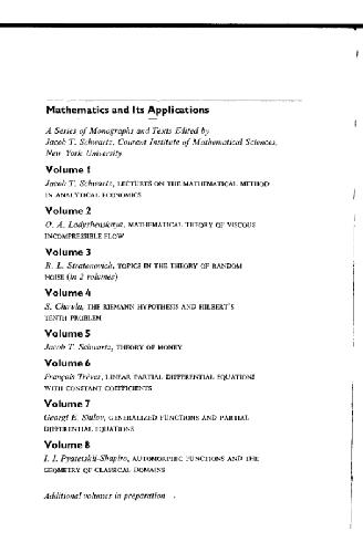 Topics in the Theory of Random Noise Vol 2 