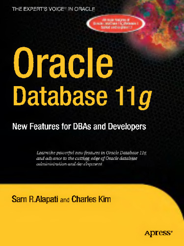 Oracle database 11g new features for dbas and developers experts voice in oracle