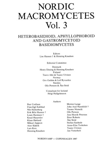 Nordic macromycetes