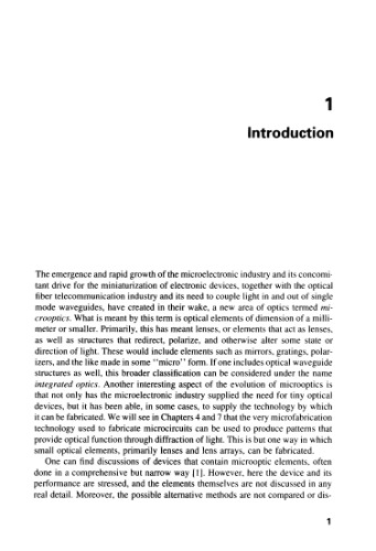 Microoptics Technology: Fabrication and Applications of Lens Arrays and Devices