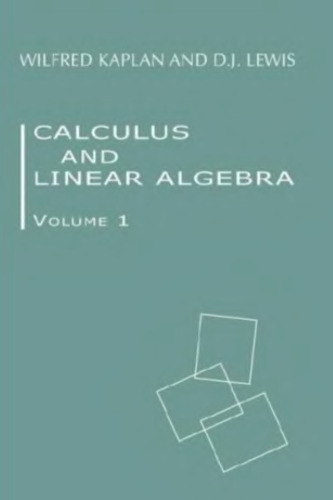 Calculus and linear algebra