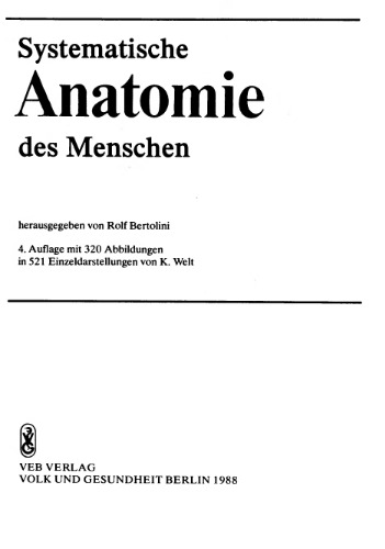Anatomie des menschen