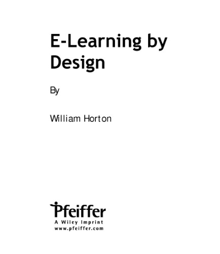 e-Learning by Design