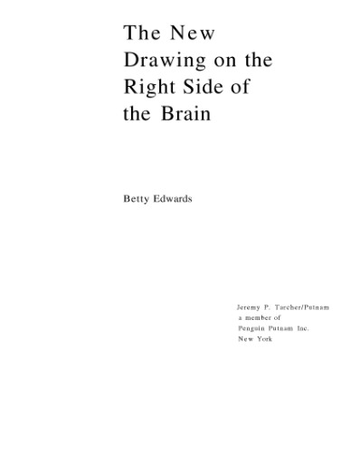 The New Drawing on the Right Side of the Brain
