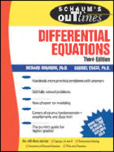 Schaum's Outline of Differential Equations