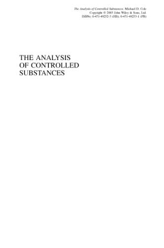 The Analysis of Controlled Substances (Analytical Techniques in the Sciences (AnTs) *)