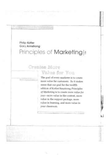 Principles of Marketing, 12th Edition