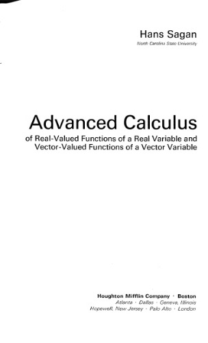 Advanced calculus