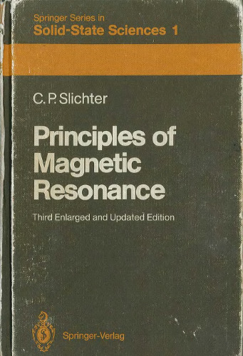 Principles of Magnetic Resonance