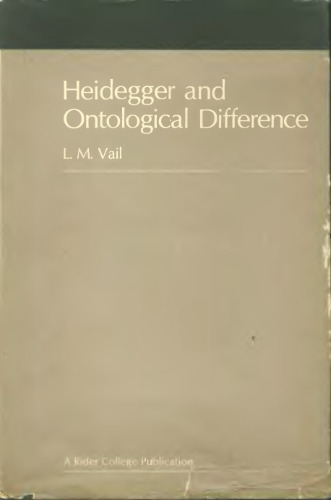 Heidegger and Ontological Difference