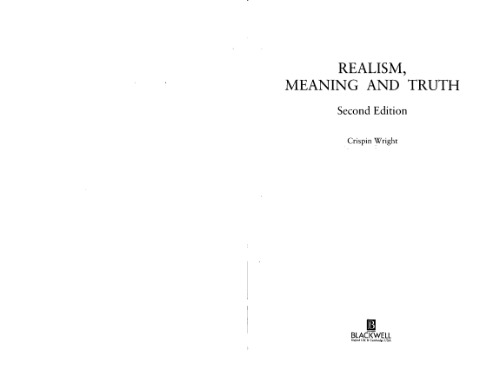 REALISM, MEANING AND TRUTH