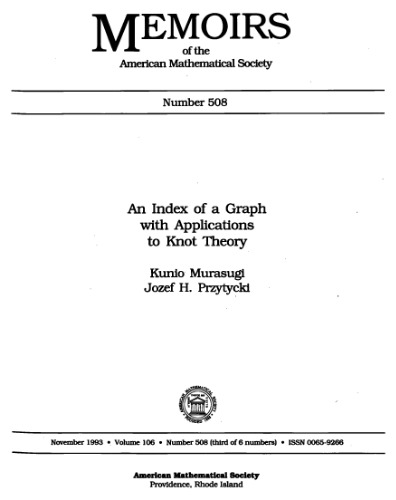 An Index of a Graph With Applications to Knot Theory