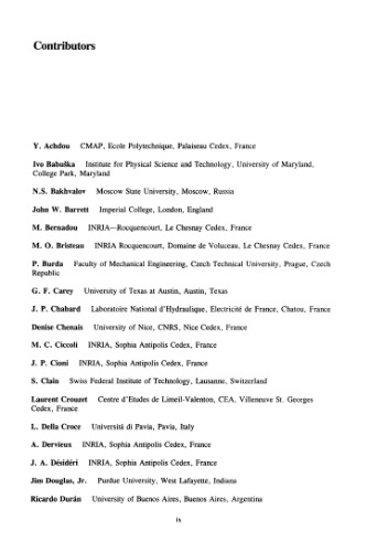 Finite Element Methods