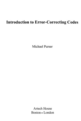 Introduction to error-correcting codes
