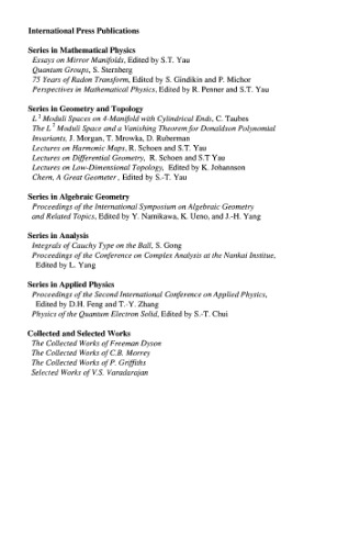 Lectures on Low-Dimensional Topology (Monographs in Geometry & Topology)