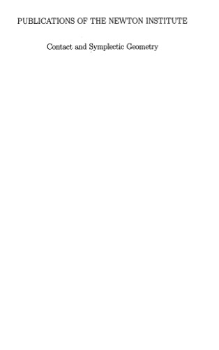 Contact and Symplectic Geometry (Publications of the Newton Institute)