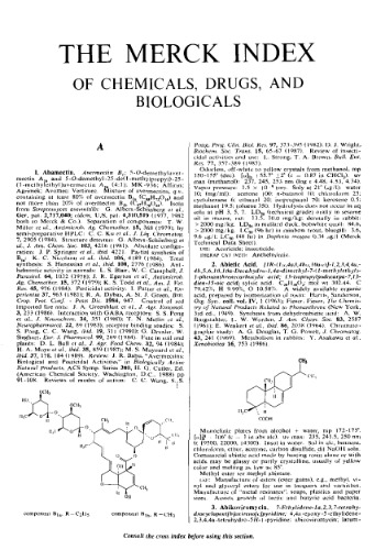 The Merck Index (Version 12.3)