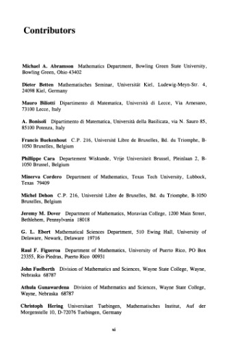 Mostly Finite Geometries