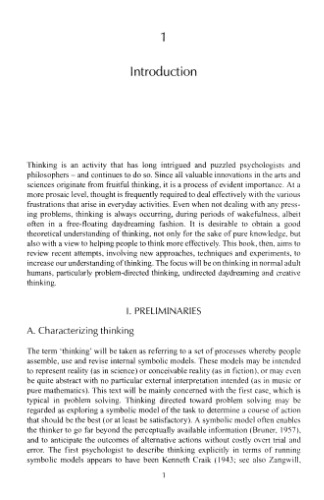 Thinking, Third Edition: Directed, Undirected, and Creative
