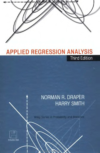 Applied Regression Analysis, Third Edition (Wiley Series in Probability and Statistics)